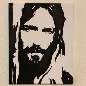 Jesus Christ wall art hand painted